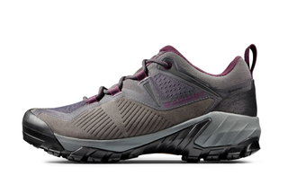 Mammut Hiking Shoes Sapuen Low GTX (suede leather, waterproof) titanium grey Women